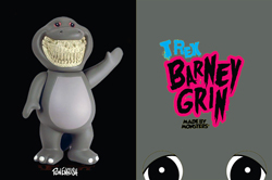 Ron English�ʥ��󡦥��󥰥�å���� Barney Grin�ʥС��ˡ��������� Stoned Edition 10������ե����奢